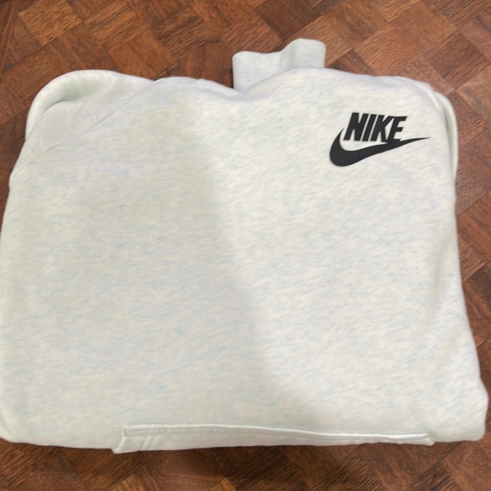 light blue nike hoodie